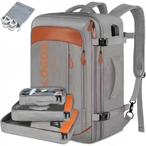 40L Airline Approved Travel Backpacks with 3 Packing Cubes