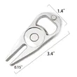 Custom Mutifucntion Golf Divot Tool with bottle opener | https://www.bestnamebadges.com