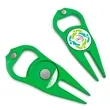 Custom Mutifucntion Golf Divot Tool with bottle opener | https://www.bestnamebadges.com