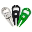 Custom Mutifucntion Golf Divot Tool with bottle opener | https://www.bestnamebadges.com