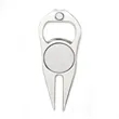 Custom Mutifucntion Golf Divot Tool with bottle opener | https://www.bestnamebadges.com