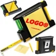 Steel Tape Measure with Spirit Level Note Memo Pad And Pen | https://www.bestnamebadges.com