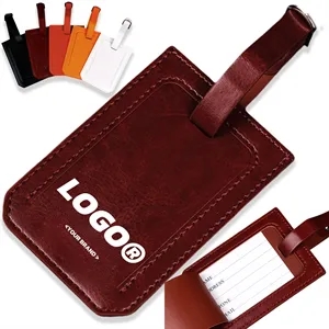 PU Holders Baggage Label Identifier With Straps In Stock
