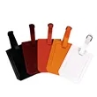 PU Holders Baggage Label Identifier With Straps In Stock | https://www.bestnamebadges.com