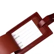 PU Holders Baggage Label Identifier With Straps In Stock | https://www.bestnamebadges.com