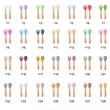 Baby Feeding Spoons With Soft Curved Silicone Tips | https://www.bestnamebadges.com