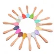 Baby Feeding Spoons With Soft Curved Silicone Tips | https://www.bestnamebadges.com