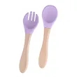 Baby Feeding Spoons With Soft Curved Silicone Tips | https://www.bestnamebadges.com