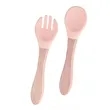 Baby Feeding Spoons With Soft Curved Silicone Tips | https://www.bestnamebadges.com