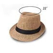 Summer Solid Color Jazz Breathable Shade Straw Hat | https://www.bestnamebadges.com