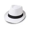 Summer Solid Color Jazz Breathable Shade Straw Hat | https://www.bestnamebadges.com