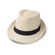 Summer Solid Color Jazz Breathable Shade Straw Hat | https://www.bestnamebadges.com