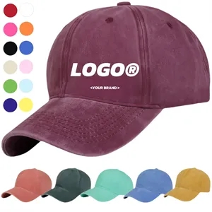Customizable Unisex Distressed Sports Cowboy Caps