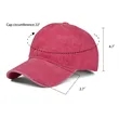 Customizable Unisex Distressed Sports Cowboy Caps | https://www.bestnamebadges.com
