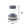 Kitchen Water Sprayed Cleaning Scrub Brush Press Out | https://www.bestnamebadges.com