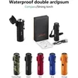 Waterproof Windproof Arc Lighter with Flashlight & Compass | https://www.bestnamebadges.com