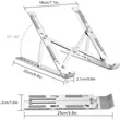 Adjustable Desktop Laptop Stand | https://www.bestnamebadges.com