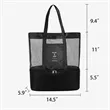 Large Capacity Wet And Dry Separation Mesh Beach Bag | https://www.bestnamebadges.com