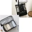 Large Capacity Wet And Dry Separation Mesh Beach Bag | https://www.bestnamebadges.com