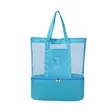 Large Capacity Wet And Dry Separation Mesh Beach Bag | https://www.bestnamebadges.com