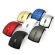 Laptop USB Wireless Folding Mouse Creative Curved Gift | https://www.bestnamebadges.com