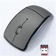 Laptop USB Wireless Folding Mouse Creative Curved Gift | https://www.bestnamebadges.com