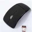 Laptop USB Wireless Folding Mouse Creative Curved Gift | https://www.bestnamebadges.com