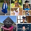 Tassel Matte Graduation Cap For High School Bachelor | https://www.bestnamebadges.com