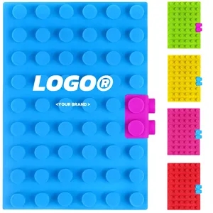 Silicone Soft Touch Stress Reliever Notebook