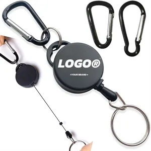 Outdoor Key Chain With Hook Frosted Extendable Portable