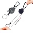 Outdoor Key Chain With Hook Frosted Extendable Portable | https://www.bestnamebadges.com