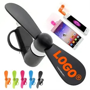 Mini Silica Gel Cell Phone Fan Multiple Interface