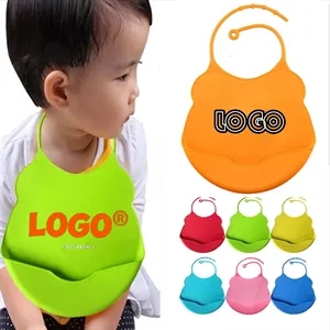 Food Grade Silicone Baby Bib Cartoon High Quality