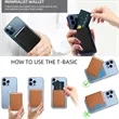 Compatible Models Magnetic Adhesive Card Wallet Holder | https://www.bestnamebadges.com