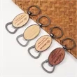 Wooden Bottle Opener Keychains Creative And Personalized | https://www.bestnamebadges.com