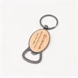 Wooden Bottle Opener Keychains Creative And Personalized | https://www.bestnamebadges.com
