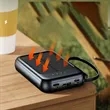 Mini Solar Fast Charging Power Bank With Built In Cable | https://www.bestnamebadges.com