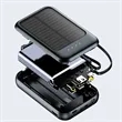 Mini Solar Fast Charging Power Bank With Built In Cable | https://www.bestnamebadges.com