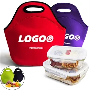 Neoprene Lunch Tote Thermal Outdoor Picnic Large Capacity