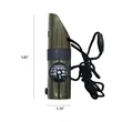7 in 1 Outdoor Whistl Magnifying Glass Compass Led Light | https://www.bestnamebadges.com