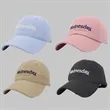 Embroidered Baseball Hats Trendy Couple Versatile Peaked Cap | https://www.bestnamebadges.com