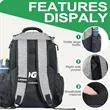 Durable Large Capacity Disc Golf Backpack Sports Bag | https://www.bestnamebadges.com