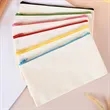 Customizable Blank Canvas Cosmetic Zipper Bag Pencil Case | https://www.bestnamebadges.com
