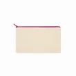 Customizable Blank Canvas Cosmetic Zipper Bag Pencil Case | https://www.bestnamebadges.com