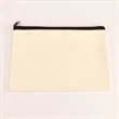 Customizable Blank Canvas Cosmetic Zipper Bag Pencil Case | https://www.bestnamebadges.com