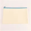 Customizable Blank Canvas Cosmetic Zipper Bag Pencil Case | https://www.bestnamebadges.com