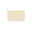Customizable Blank Canvas Cosmetic Zipper Bag Pencil Case | https://www.bestnamebadges.com