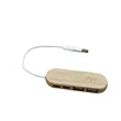 Bamboo Multifunctional Usb Hub Conversion Head Port Splitter | https://www.bestnamebadges.com