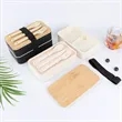 Generic Design Bento Box Bamboo Cover Eco Friendly Material | https://www.bestnamebadges.com