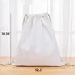 Blank Cotton Canvas Drawstring Bags Storage Backpack  | https://www.bestnamebadges.com